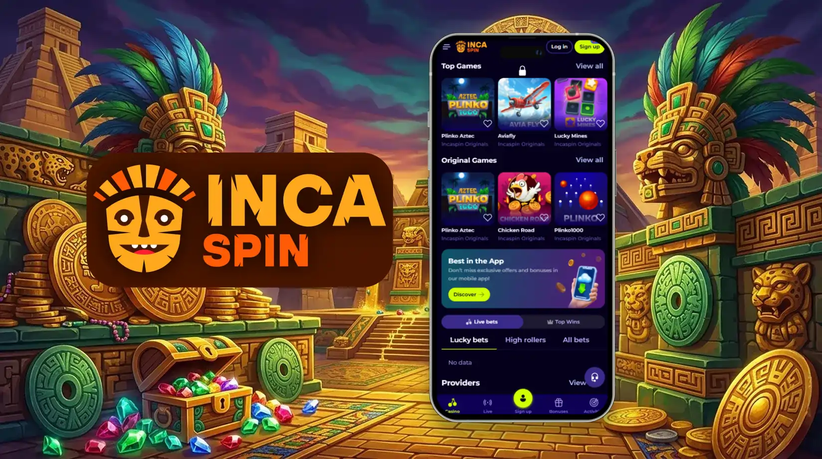 IncaSpin Casino App-Screenshot